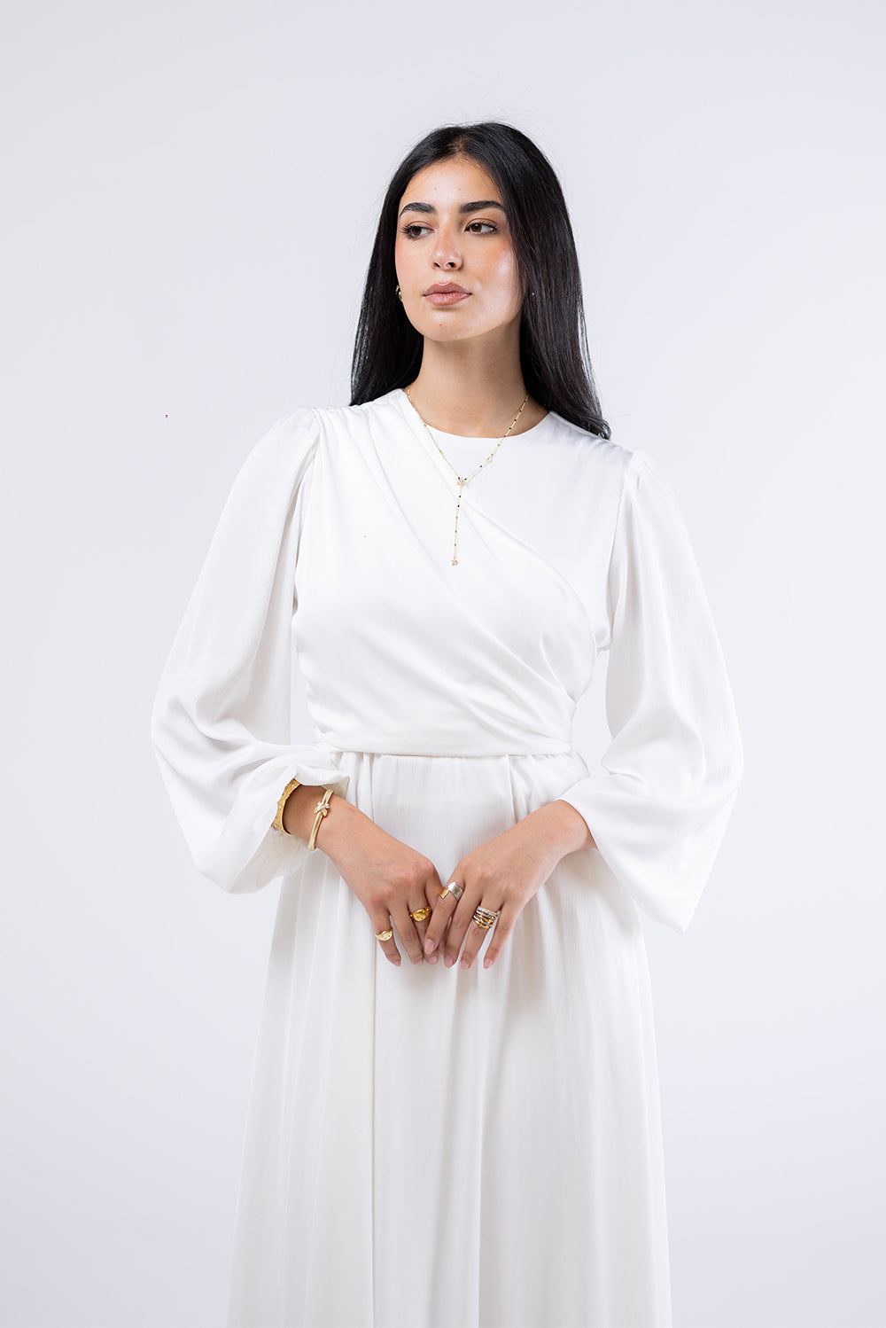 Midnight Drape Maxi Dress