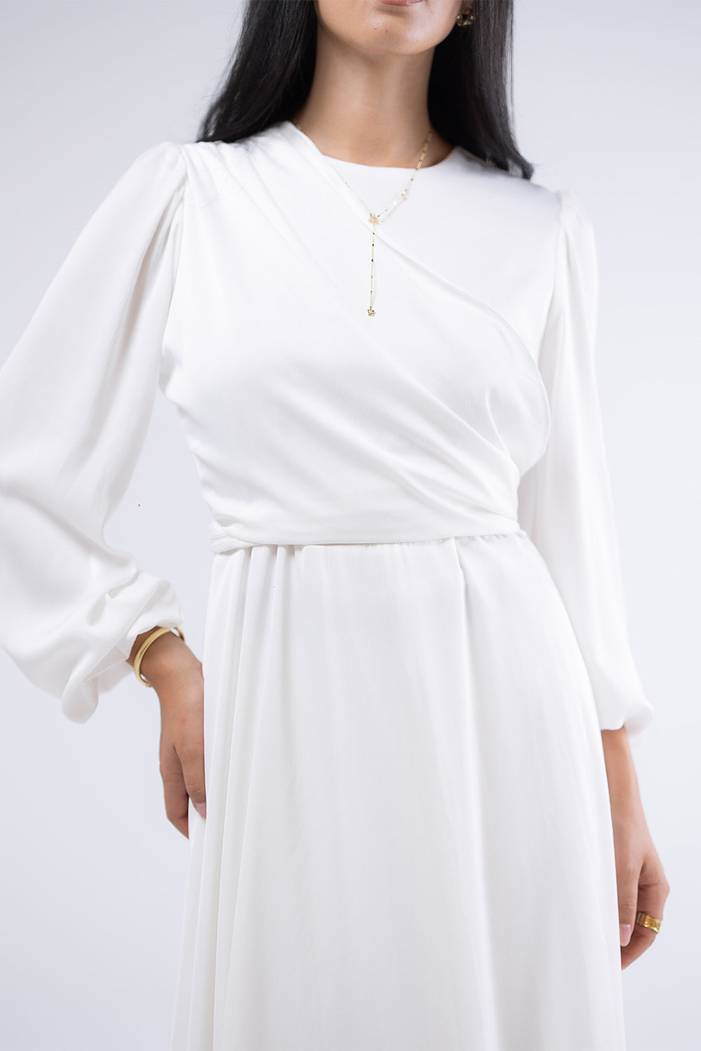 Midnight Drape Maxi Dress