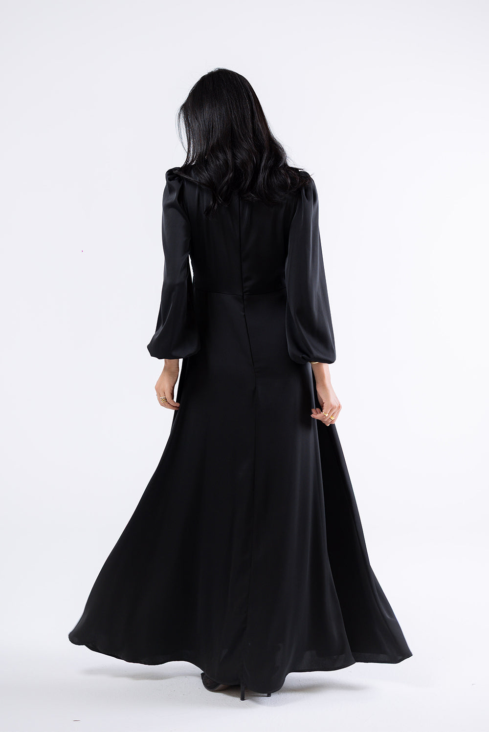 Midnight Drape Maxi Dress