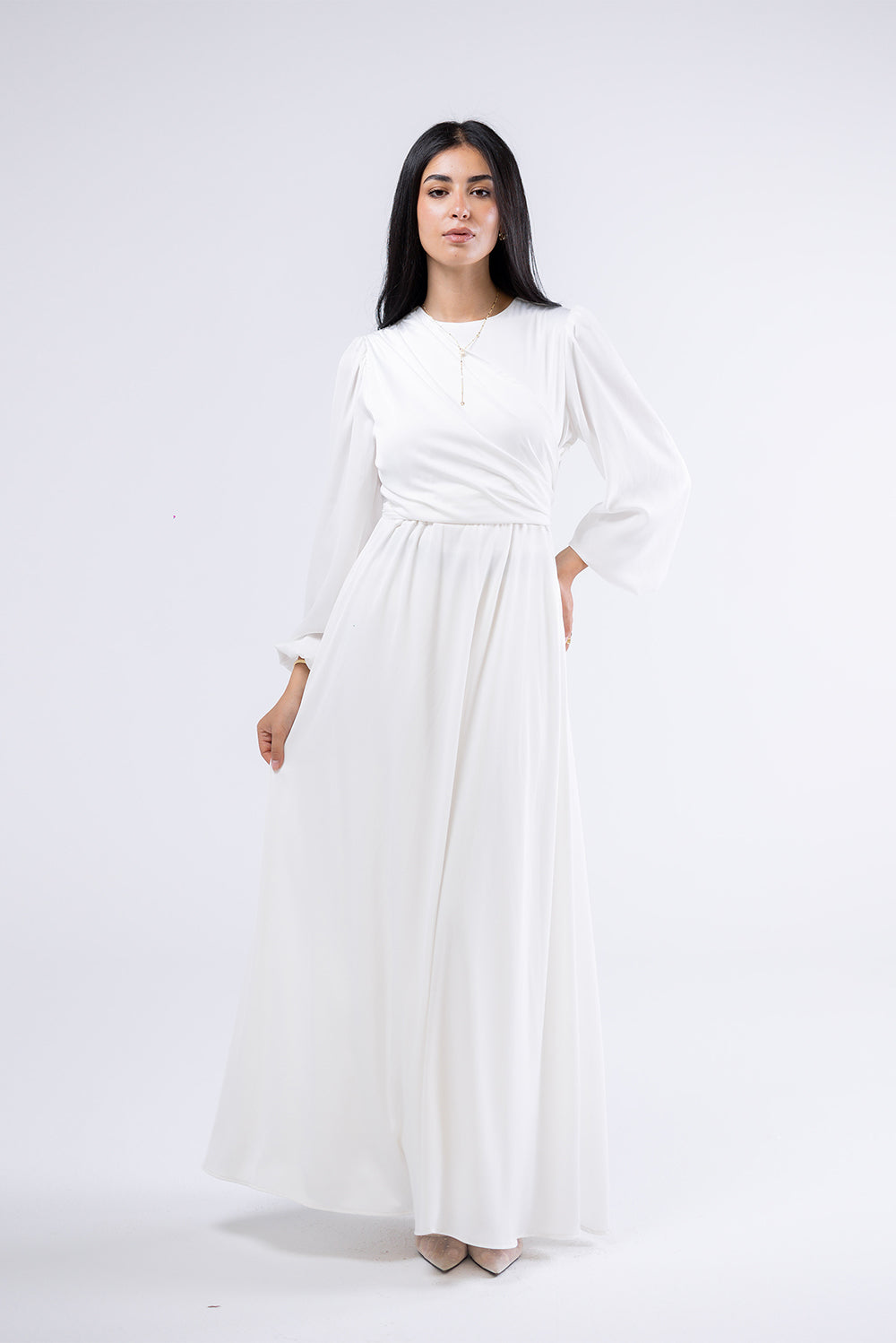 Midnight Drape Maxi Dress