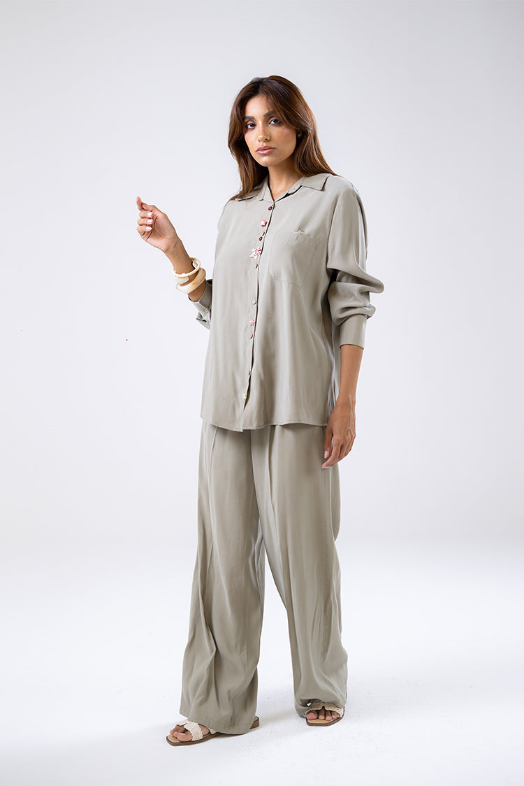 Wide-Leg Trousers