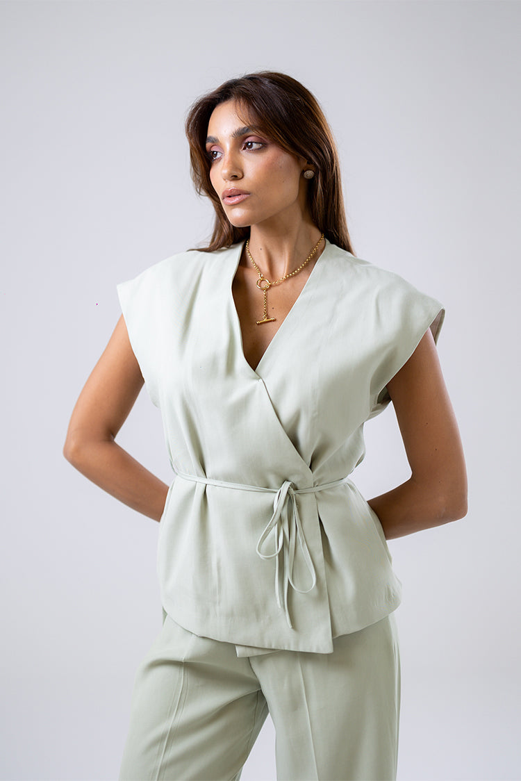 Tailored Wrap Vest