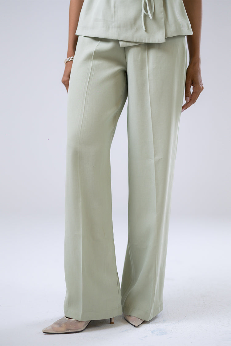 Tailored Wide-Leg Trousers