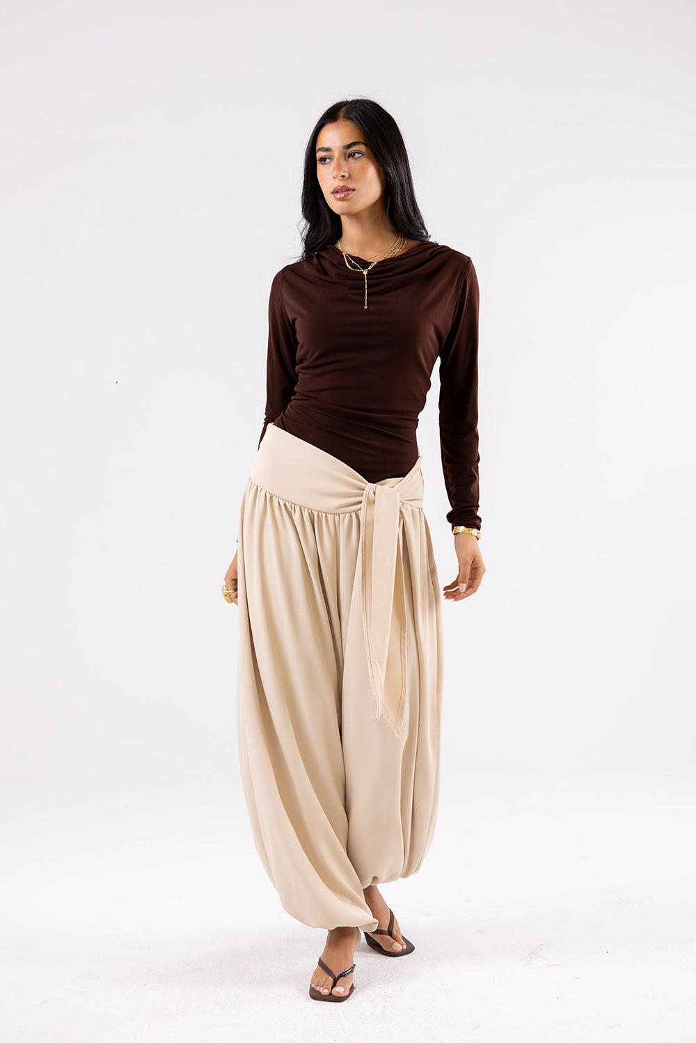 The Wide-Leg Harem Trousers