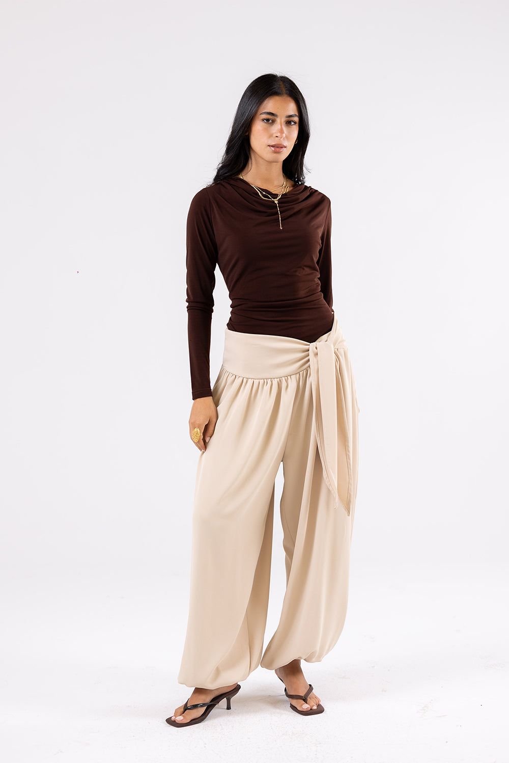 The Wide-Leg Harem Trousers