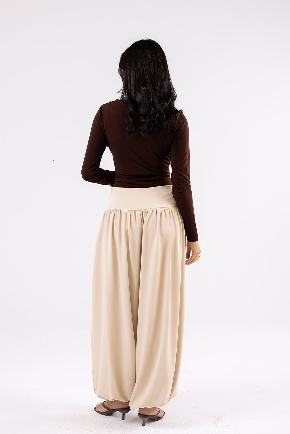 The Wide-Leg Harem Trousers