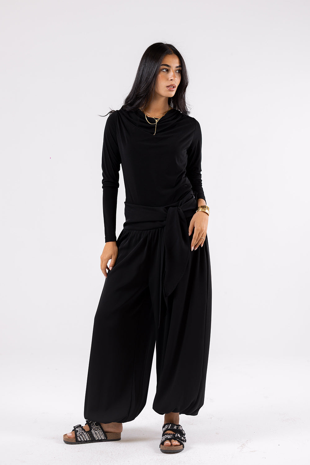 The Wide-Leg Harem Trousers