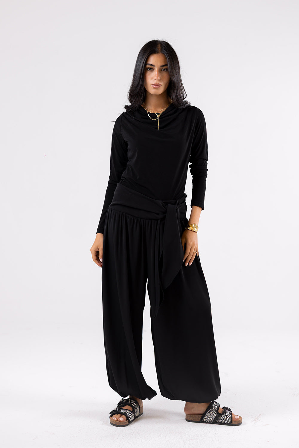 The Wide-Leg Harem Trousers