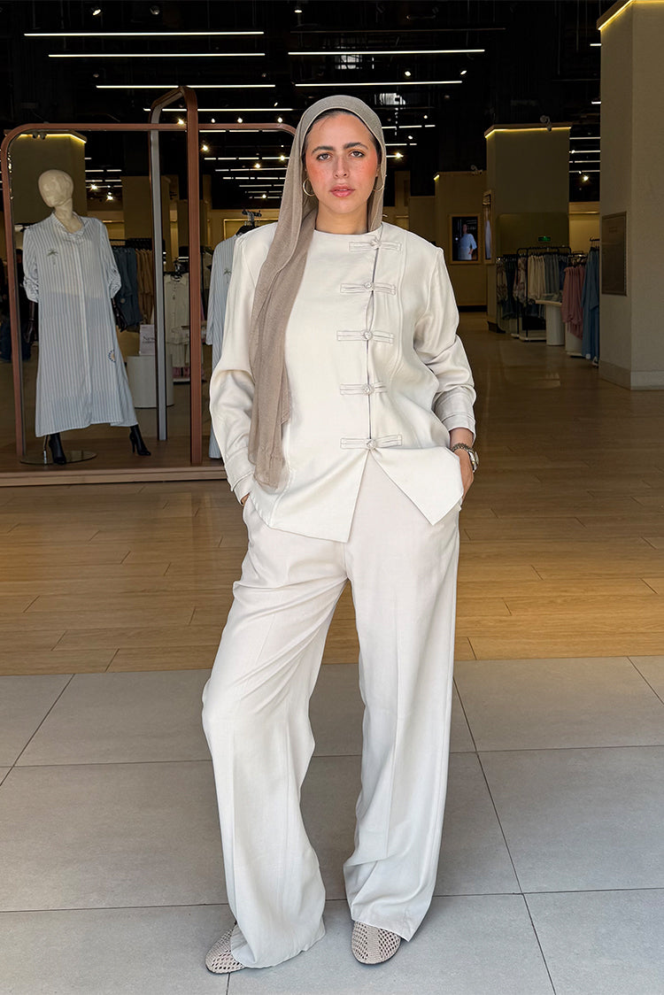 Wide-Leg Relaxed Trousers
