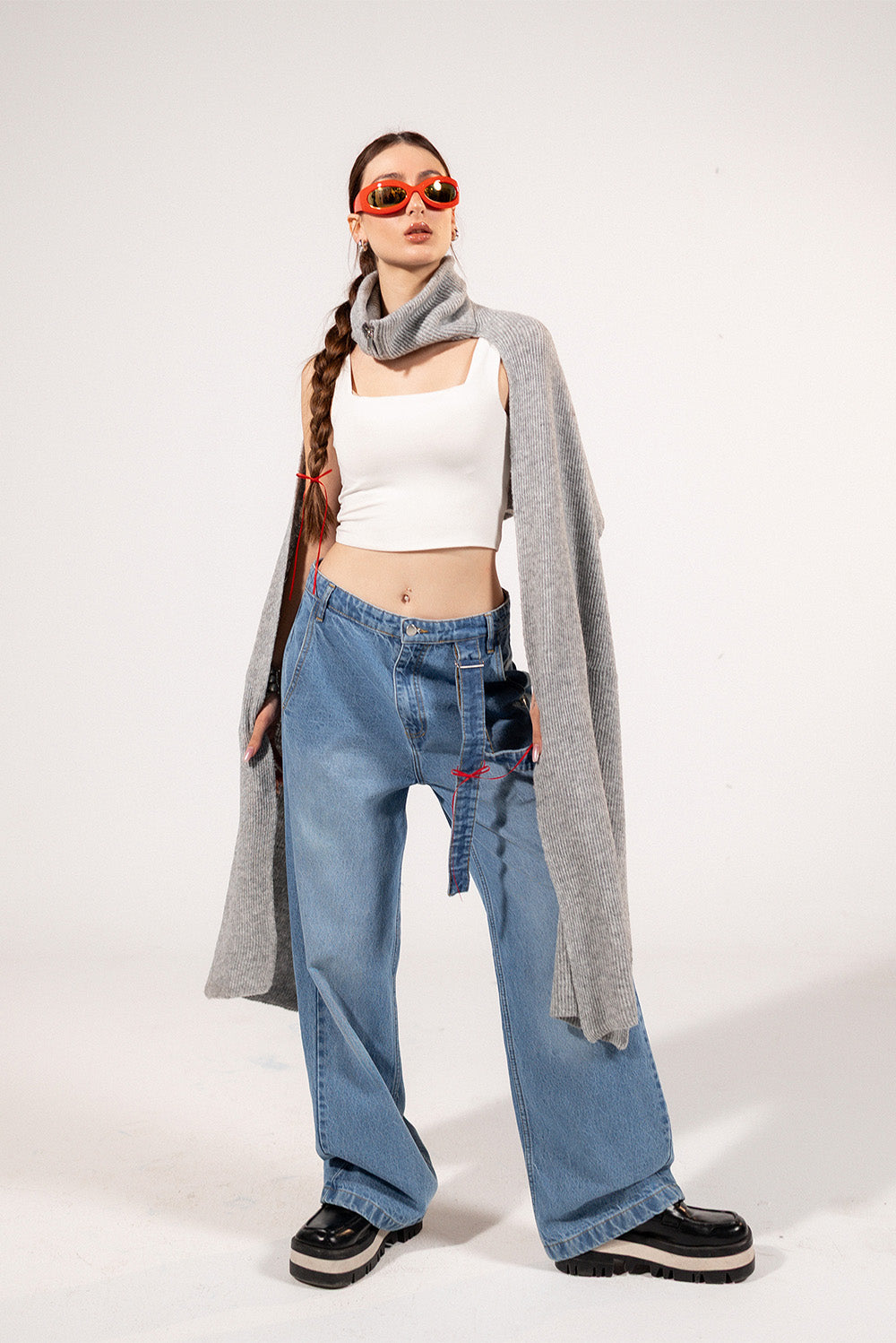 Light Wash Denim Pants