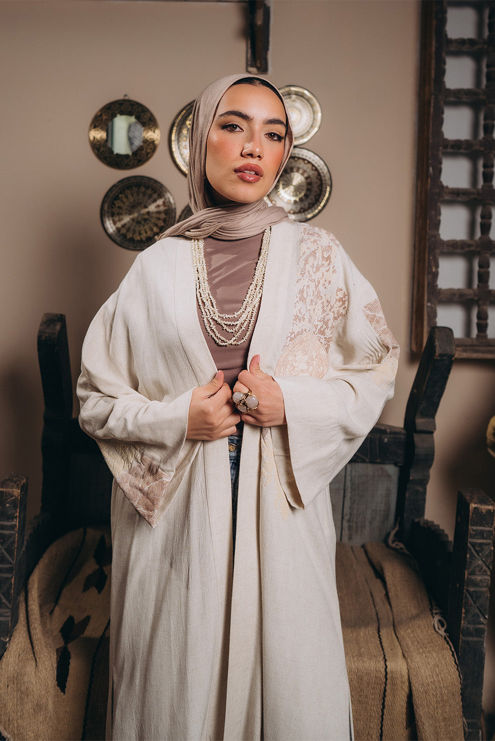 Embroidered Kimono