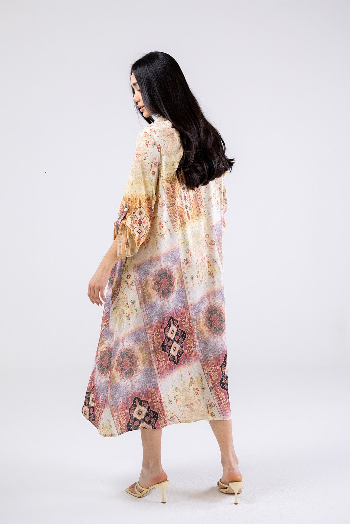 Printed Flow Shirt Dress